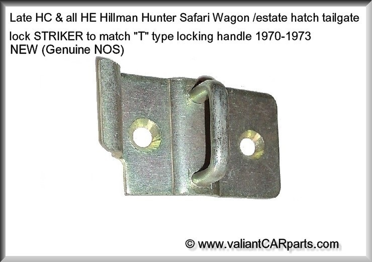 Hillman_Hunter_Safari_wagon_estate_tailgate_hatch_lock_STRIKER_T_type_handle